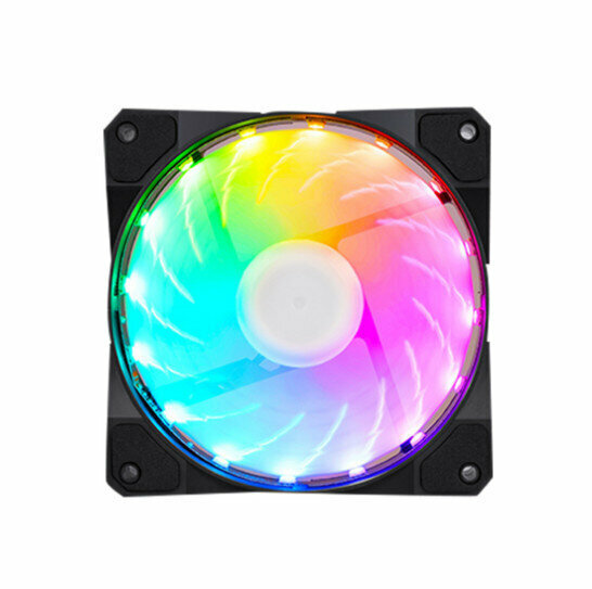 Computer Case Radiator RGB Optical Case Fan Radiator (Color (Small 3pin + Large 4pin))