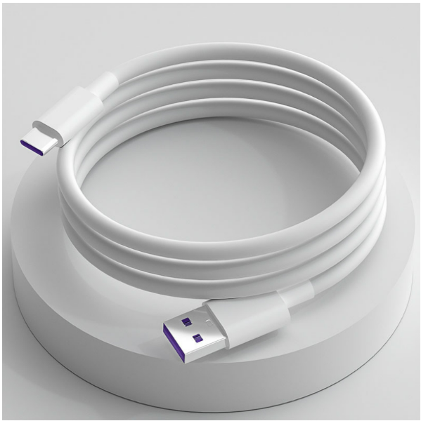 5A fast charging mobile phone data cable [TYPE-C interface - 1.5m (white)]