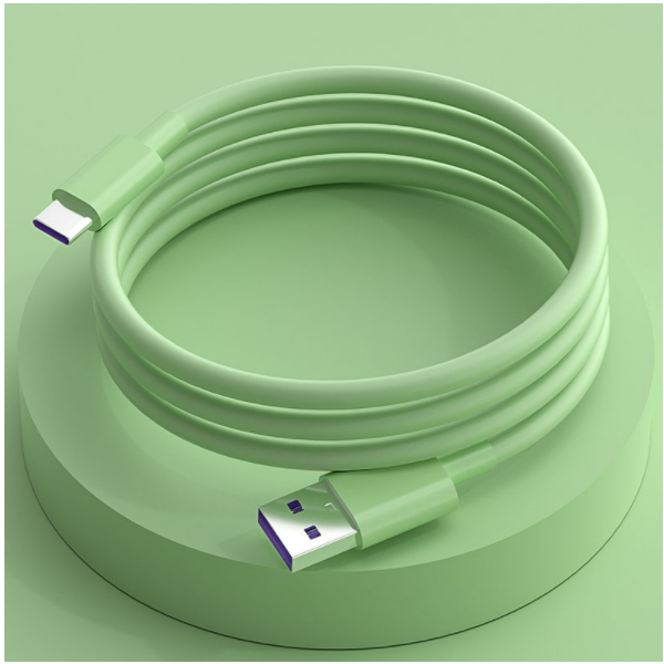 5A fast charging mobile phone data cable [TYPE-C interface - 1.5 meters (green)]