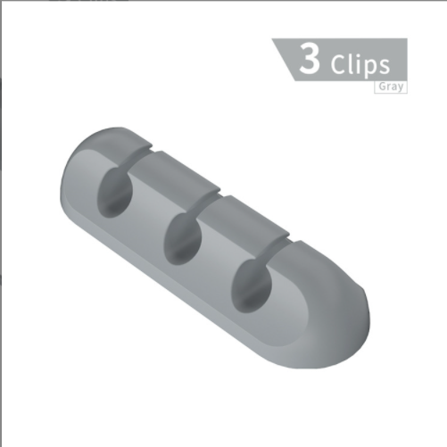 Cable storage cable manager (gray 3 grids)