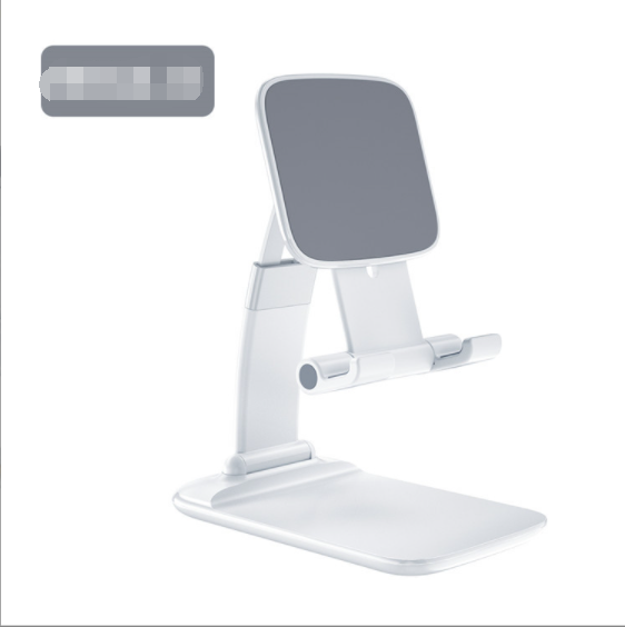 Portable Desktop Gravity Retractable Adjustable Phone/Tablet Stand (Plastic-White)