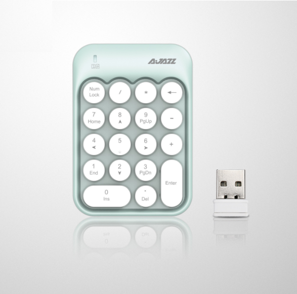 Mini PC Wireless Keyboard (Matte Pink Green)
