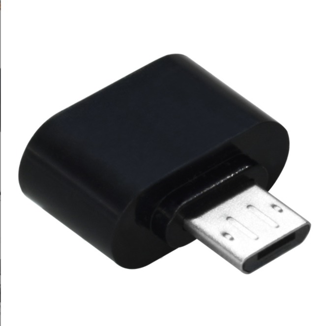 OTG adapter can be connected to USB flash drive keyboard and mouse card reader (black)