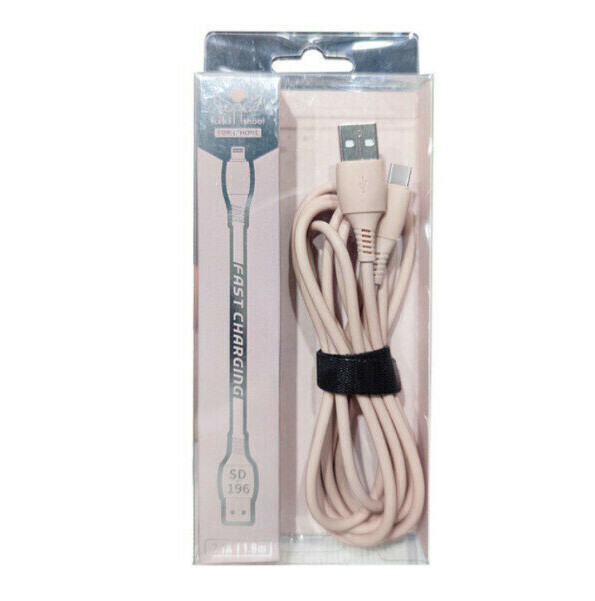 Data cable for type-c extended charging cable (SD-198 TYPE-C-pink)