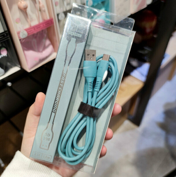Data cable for type-c extended charging cable (SD-198 TYPE-C-blue)