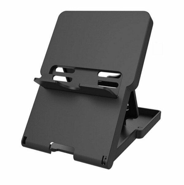 Compatible with Switch OLED Folding Portable Stand - New Black (CH-NS-037) + 1 additional color bracket