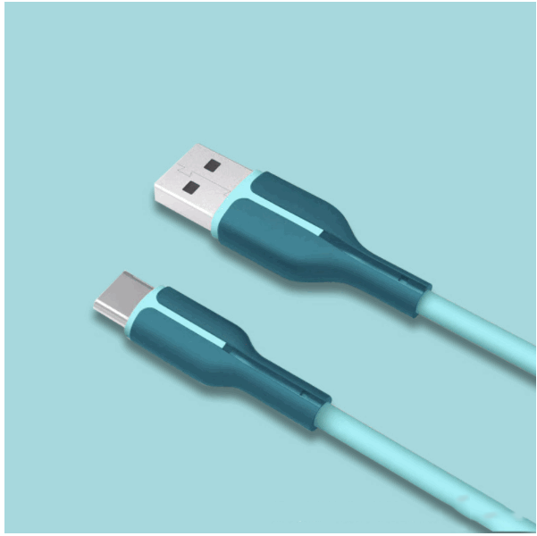 TYPE-C color fast charging data cable [TYPE-C interface-1 meter (blue)]