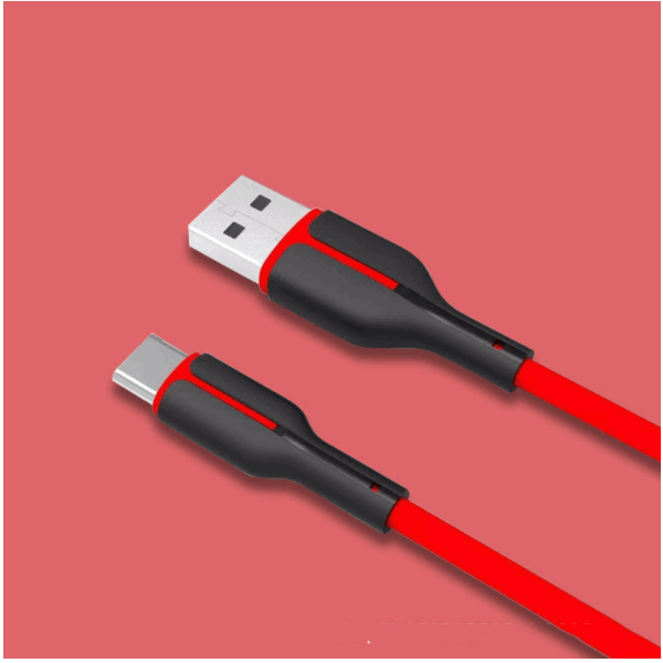 TYPE-C color fast charging data cable [TYPE-C interface - 1 meter (red)]