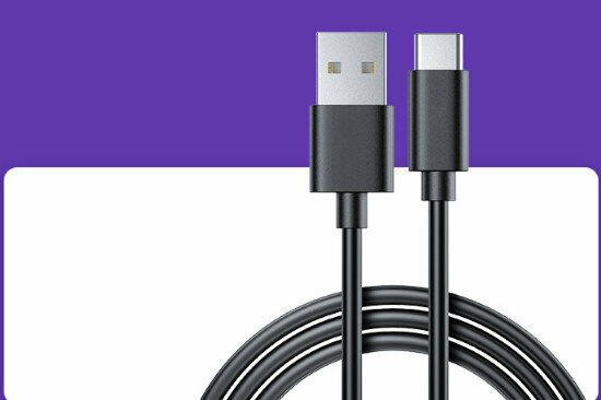 type-c data cable 5A super fast charging mobile phone charging cable (1.0 meters black)
