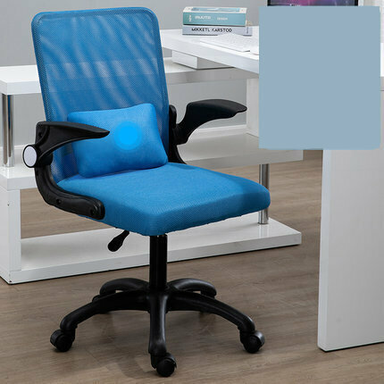 Office chair staff conference chair (luxury style breathable mesh back blue)