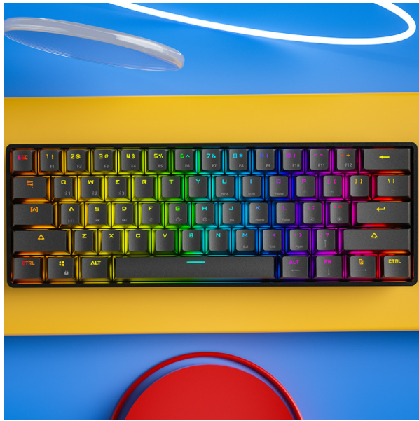 Crack K28 Wired Wireless Bluetooth Mechanical Keyboard [Bluetooth + Wired Dual Mode (Black Brown Switch)]