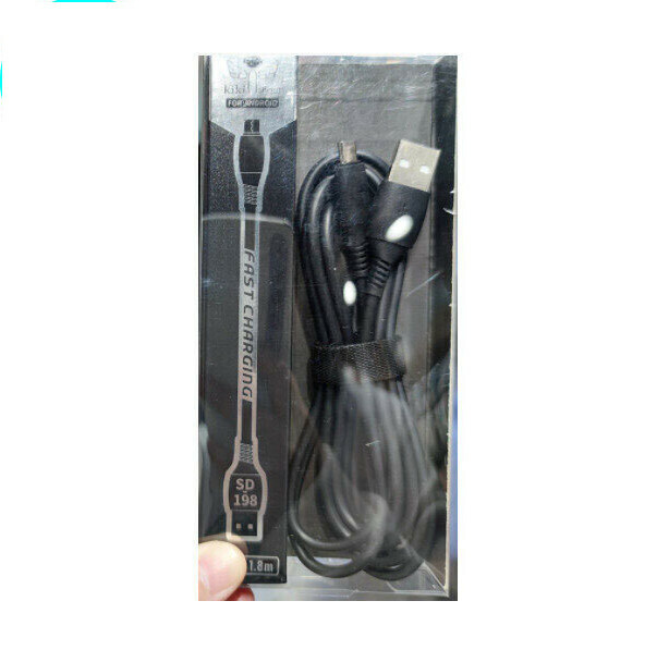 Data cable suitable for Android android extended charging cable (SD-197 Android-Black)