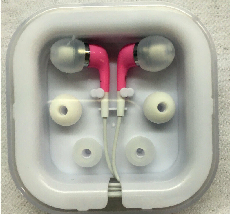 Bali in-ear headphones (pink)