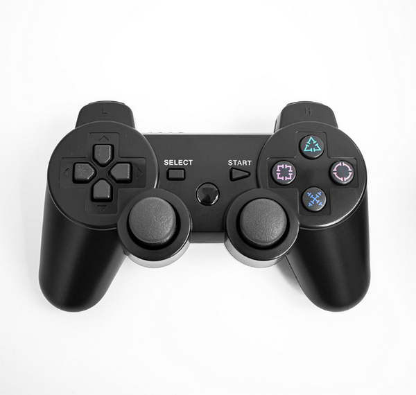 Compatible with PS3 Wireless Bluetooth Game Controller - Black and Gray