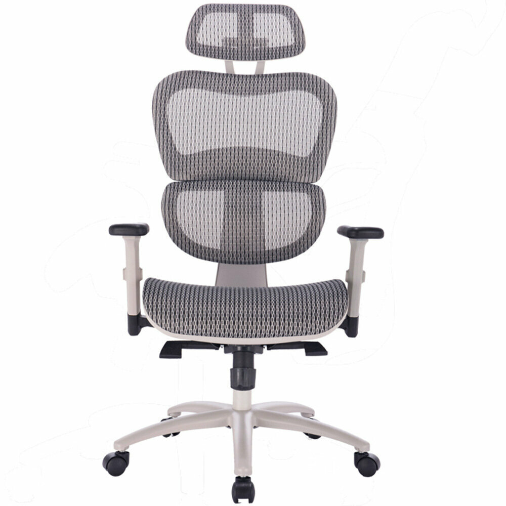 Modern simple office chair liftable (grey)