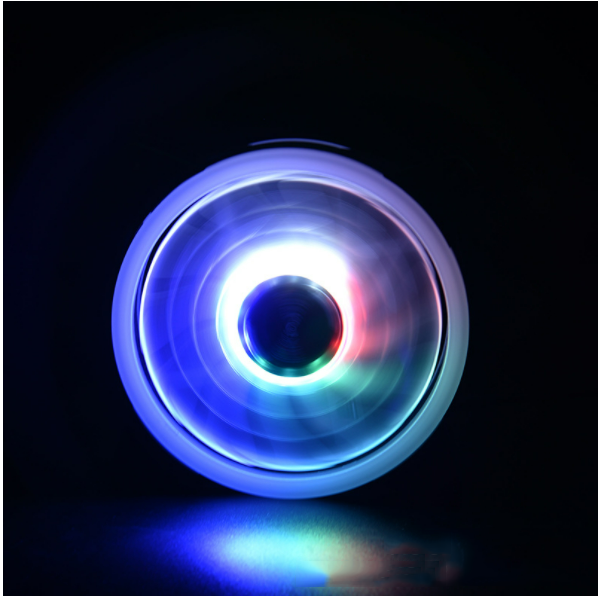 Aurora solar eclipse, double aperture, thin circle internal and external light, 12CM computer case fan (double aperture internal and external colored lights)