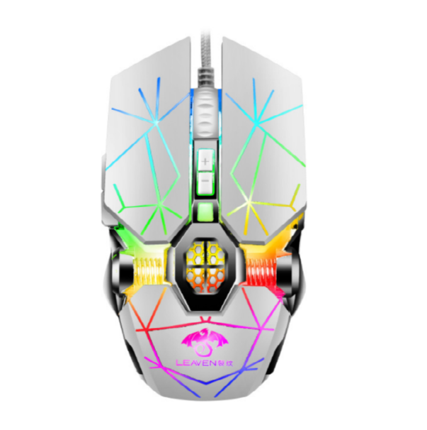 Computer wired mechanical mouse (S30 Star White)