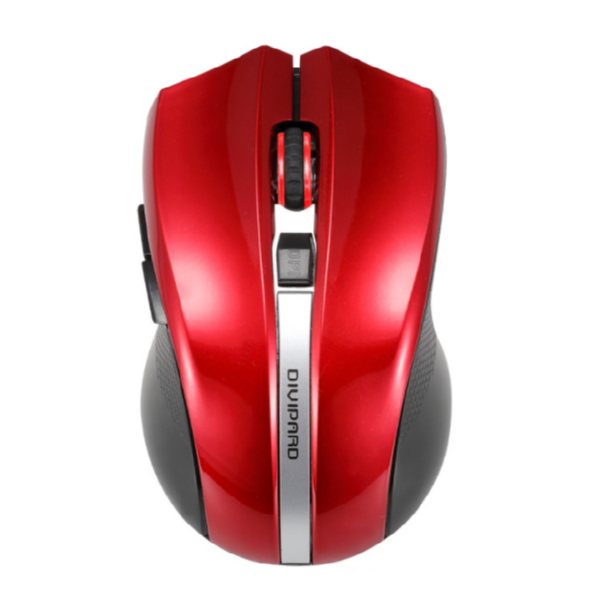 Silent Wireless Mouse for Gaming (Charming Red)