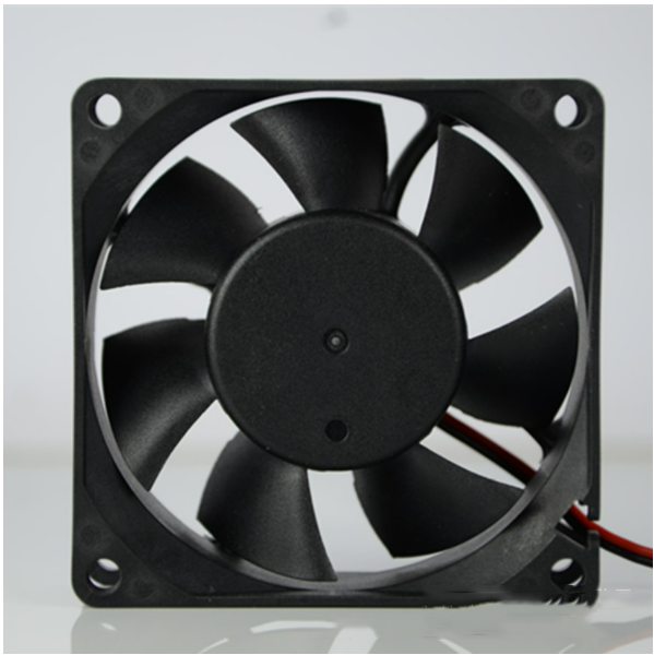 70CM DC fan 7025 oil-containing black fan (black)