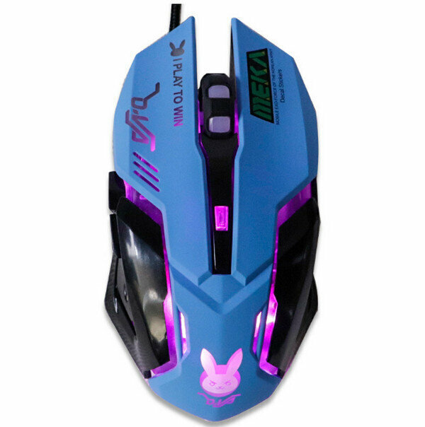 E-Sports Gaming Mouse (VMO-161) - Blue Audio and Wired