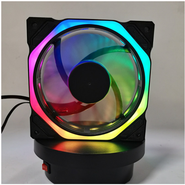 ARGB 12CM chassis fan 5V 3-pin cooling fan (ARGB Spider Starlight Fan)