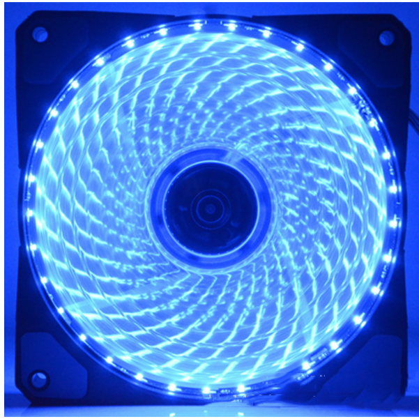 Case fan 12CM33 light 12025 luminous computer case cooling fan (blue)
