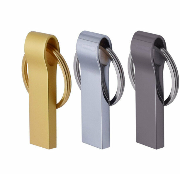 [2 pieces of 16GB] zinc alloy ring buckle U disk [contact customer service to confirm the color after placing an order]