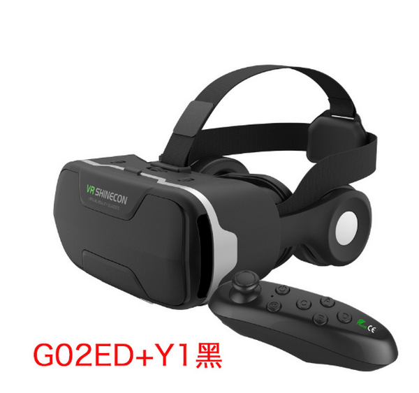 激抵360全景手機VR眼鏡-G02ED+Y1黑