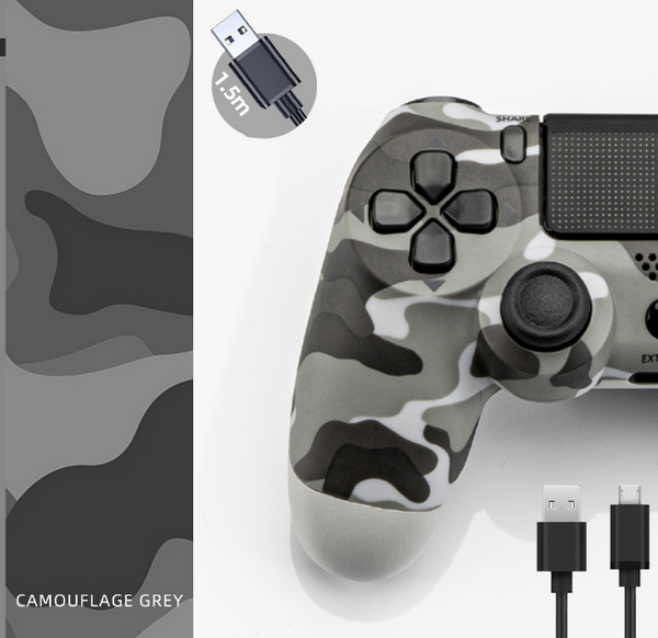 PS4 Wired Game Switch - Camouflage Gray