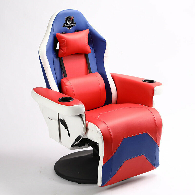 Space Capsule E-sports President Sofa Office Computer Chair (Blue and Red E-sports Sofa)