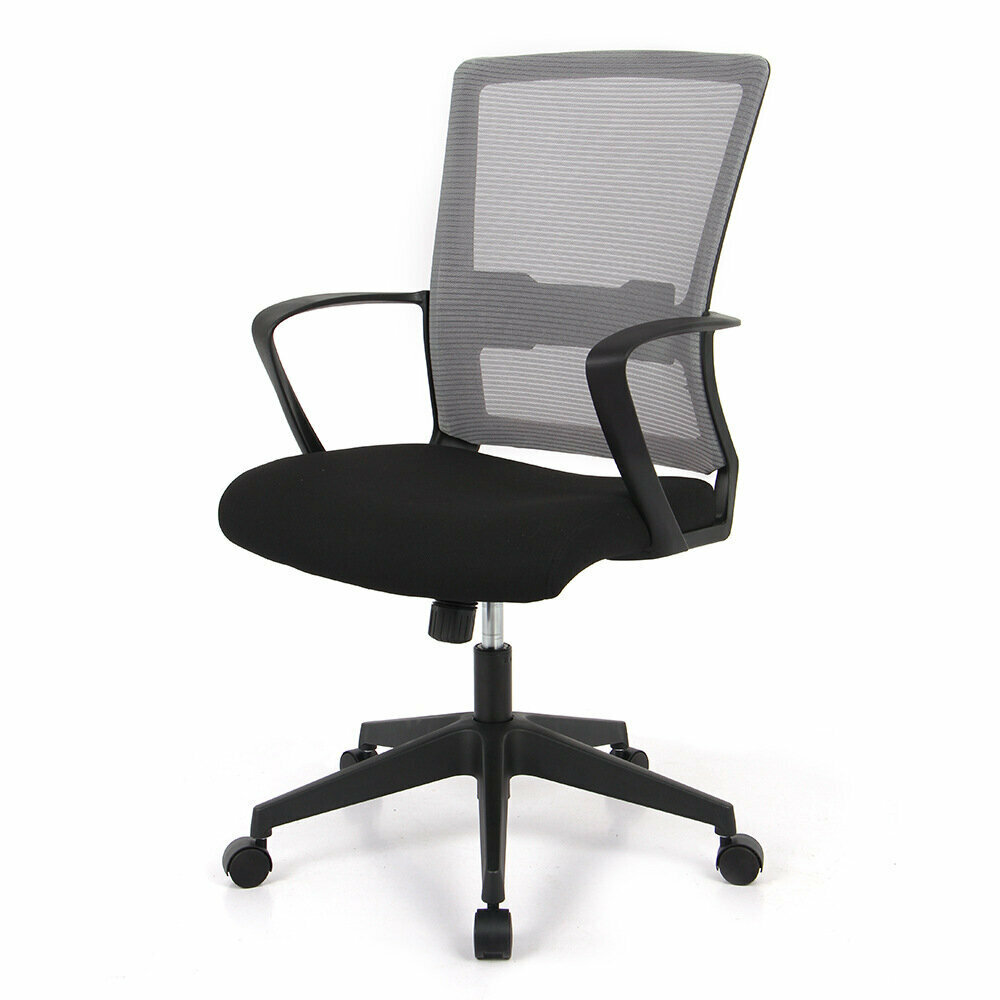 Simple office chair can be lifted (black)