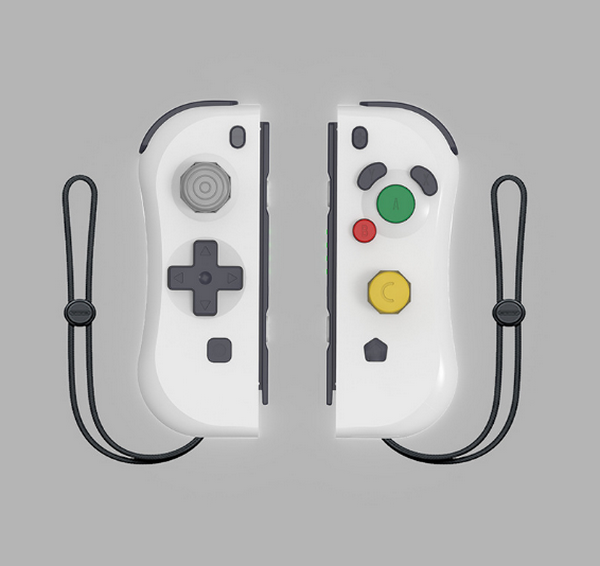 Wireless gaming handset - NS left and right white