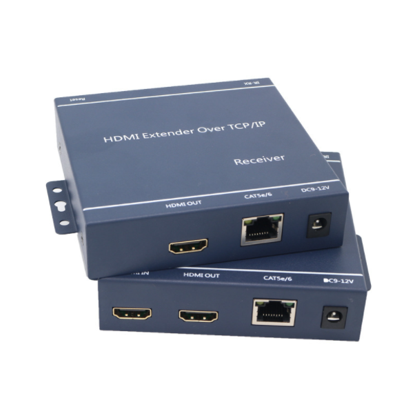 熱賣HDMI轉RJ45延長器 TCP/IP一對多功能 支援1080P 傳輸200米（黑色）