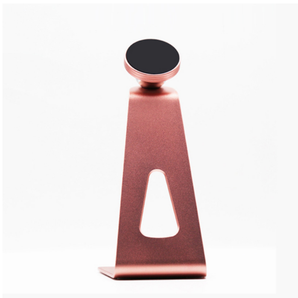 Aluminum alloy magnetic mobile phone holder (rose gold)