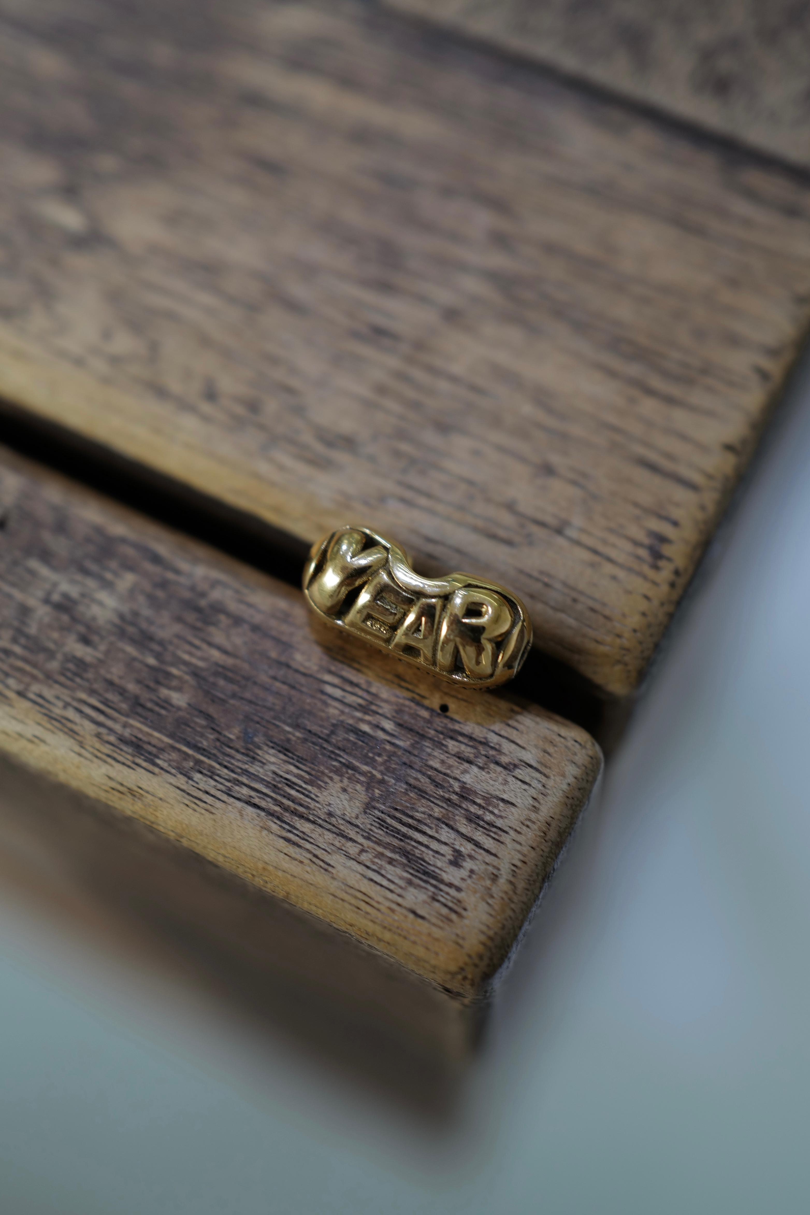 18k Good Year Connector w/ 22“ Silver Ball Chain  (Last One of the World)