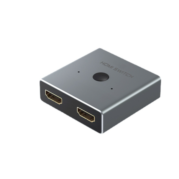 激抵HDMI一進二出分配器 適用於電視HDMI切換器2.0二進一出雙向轉換器（單機）