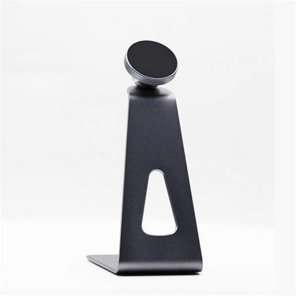 Aluminum alloy magnetic mobile phone holder (space gray)