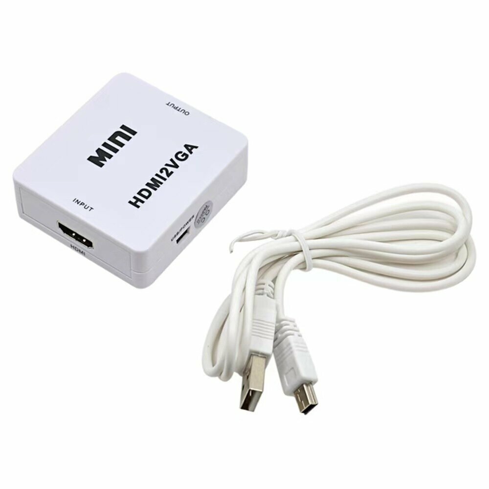 Adapter mini adapter (white HDMI to vga)