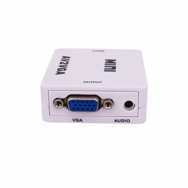 Adapter mini adapter (white AV to VGA)