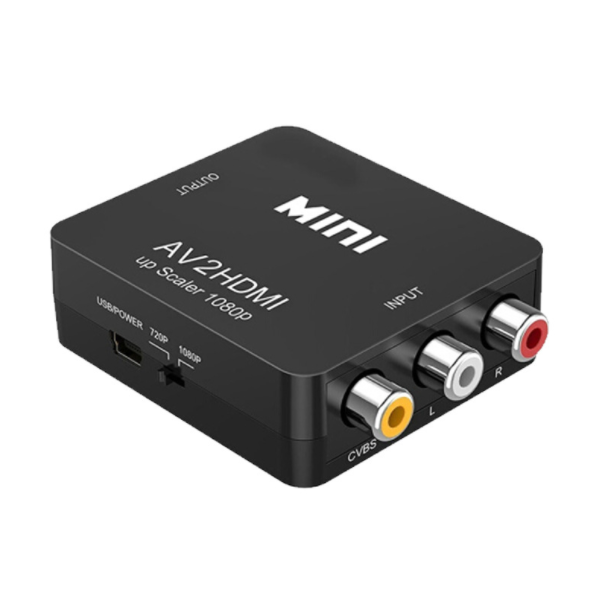 Adapter mini adapter (black AV to HDMI)