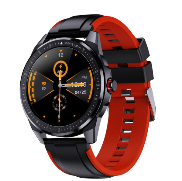 SN88 Smart WatchFull Circle, Full Touch, Heart Rate, Call Reminder, Step Counting, IP68 Waterproof Bluetooth Bracelet (Red)