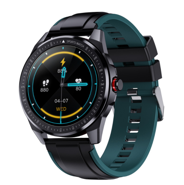 SN88 Smart WatchFull Circle, Full Touch, Heart Rate, Call Reminder, Step Counting, IP68 Waterproof Bluetooth Bracelet (Green)