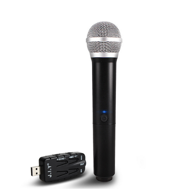 Professional Wireless Microphone USB3.0 - Plastic Black Single Microphone