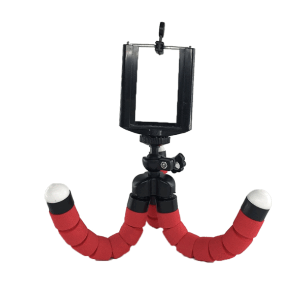 Octopus sponge tripod fixing bracket (red)