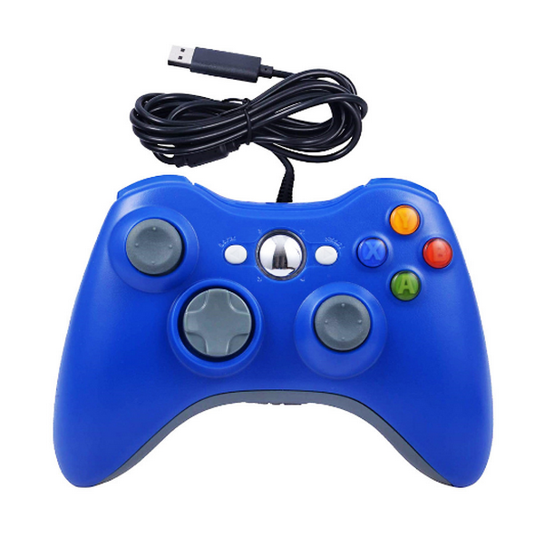Wired gaming handpiece - royal blue