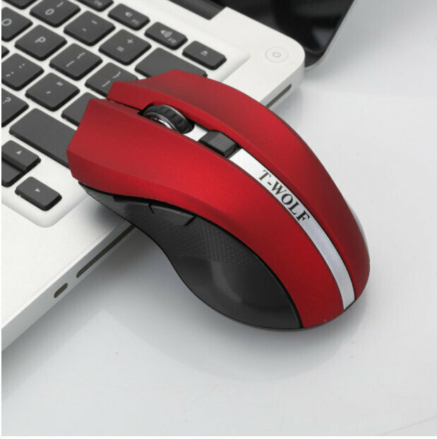 Wireless mouse color [Q5 mute red]