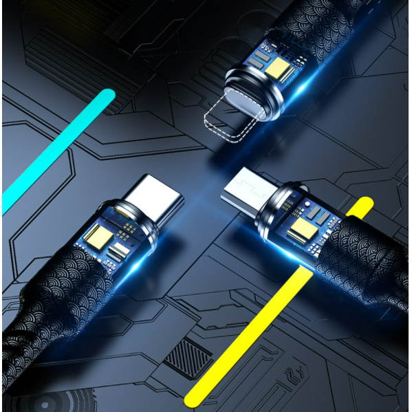 Ichthyosaur fast charging single line (Ichthyosaur single line Apple Lightning Black)