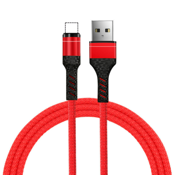 Ichthyosaur fast charging single line (ichthyosaur single line Apple Lightning Red)