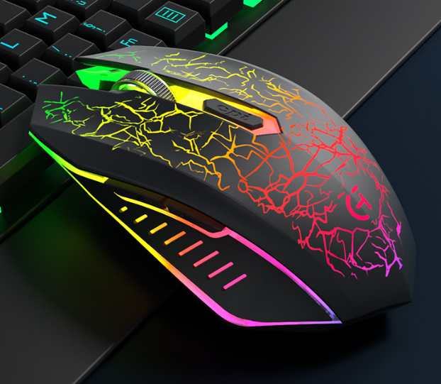 Wrangler 2.4G Wireless Mouse (6D Buttons Colorful Lighting Effect)