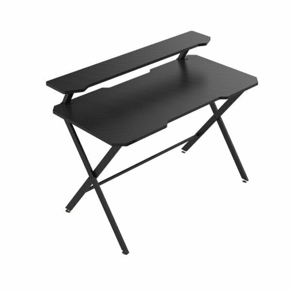 Desktop Double-layer Gaming Table[Double-layer Simple - Black(80*60*75cm)